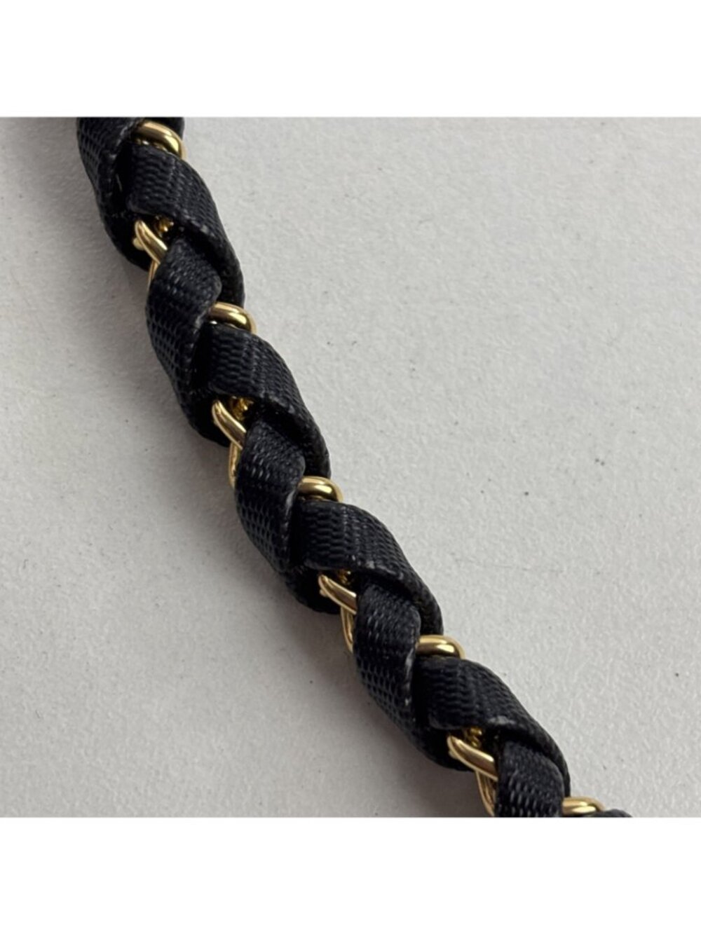 VTG 1990s Nima Glam Crossbody Gold & Black Panther Animal Purse braided strap - Picture 5 of 11